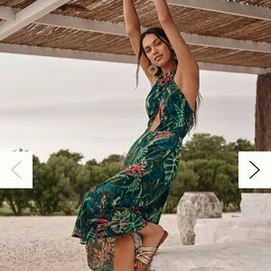 Farm Rio Foliage Jungle Cutout Cover-Up